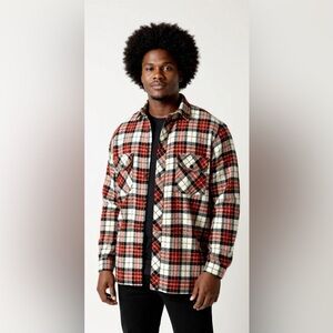 Vintage Dickies Red and Cream Plaid Jacket